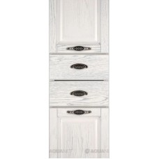 Пенал напольный жасмин/серебро Aquanet Тесса 00185811