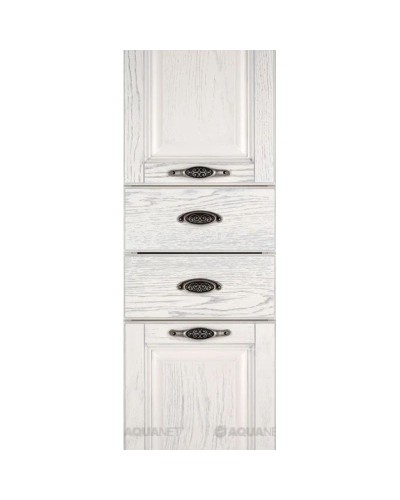 Пенал напольный жасмин/серебро Aquanet Тесса 00185811