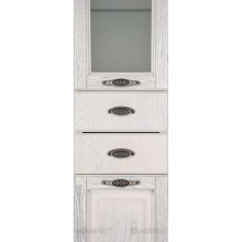 Пенал напольный жасмин/серебро Aquanet Тесса 00185814