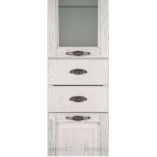 Пенал напольный жасмин/серебро Aquanet Тесса 00185814