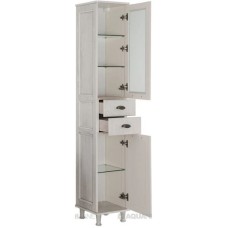 Пенал напольный жасмин/серебро Aquanet Тесса 00185814