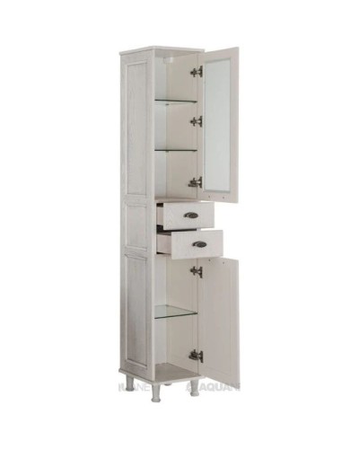 Пенал напольный жасмин/серебро Aquanet Тесса 00185814