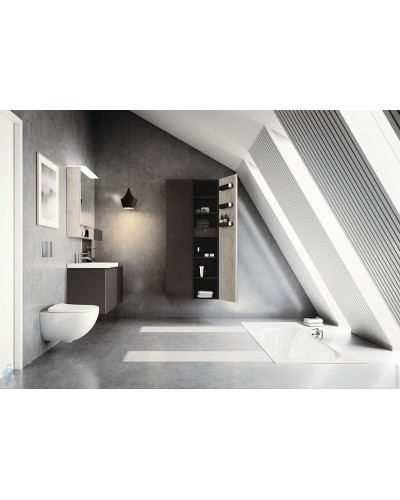 Шкаф-пенал Geberit Acanto 500.619.JK.2 Темно-серый