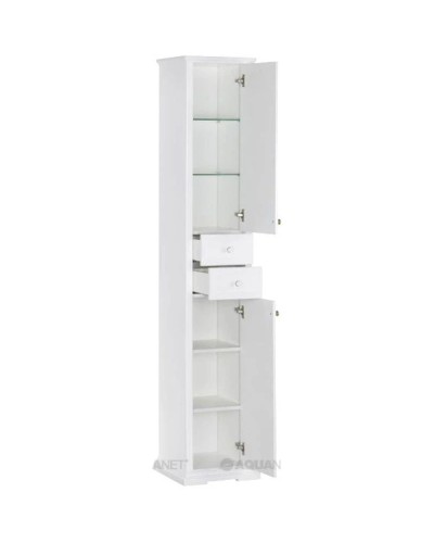 Пенал напольный белый Aquanet Лагуна 00175307