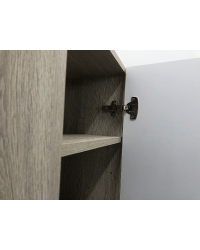 Шкаф пенал Comforty Клеон 40 00-00003947 Белый Дуб дымчатый