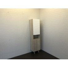 Шкаф пенал Comforty Клеон 40 00-00003947 Белый Дуб дымчатый