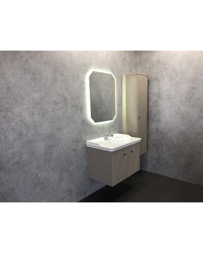 Шкаф пенал Comforty Кремона 40 00-00001219 подвесной Латте