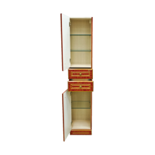 Fresko Пенал -35 лев. с 2ящ. Краколет красный патина