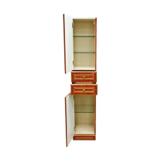 Fresko Пенал -35 лев. с 2ящ. Краколет красный патина