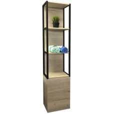 Шкаф пенал Comforty Мальме 35 00-00000825 подвесной Дуб дымчатый