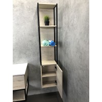 Шкаф пенал Comforty Мальме 35 00-00000825 подвесной Дуб дымчатый