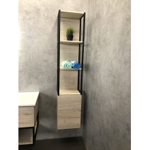 Шкаф пенал Comforty Мальме 35 00-00000825 подвесной Дуб дымчатый