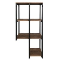 Стеллаж Comforty Порто 50 00-00000829 подвесной Дуб темно-коричневый