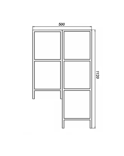 Стеллаж Comforty Порто 50 00-00000829 подвесной Дуб темно-коричневый