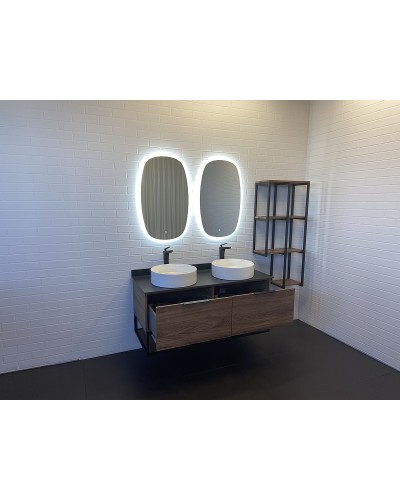 Стеллаж Comforty Порто 50 00-00000829 подвесной Дуб темно-коричневый