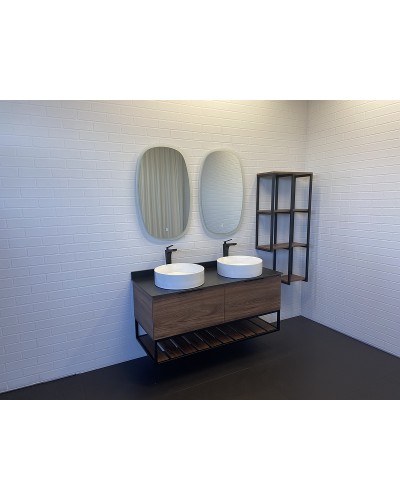 Стеллаж Comforty Порто 50 00-00000829 подвесной Дуб темно-коричневый