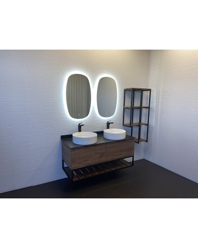 Стеллаж Comforty Порто 50 00-00000829 подвесной Дуб темно-коричневый