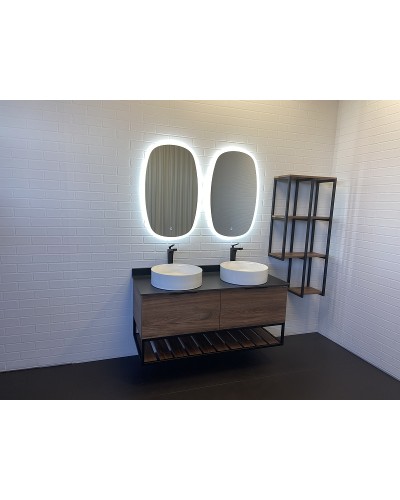 Стеллаж Comforty Порто 50 00-00000829 подвесной Дуб темно-коричневый