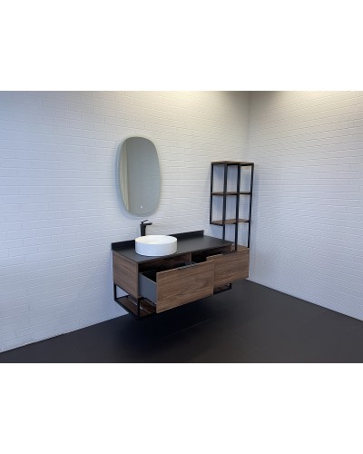 Стеллаж Comforty Порто 50 00-00000829 подвесной Дуб темно-коричневый