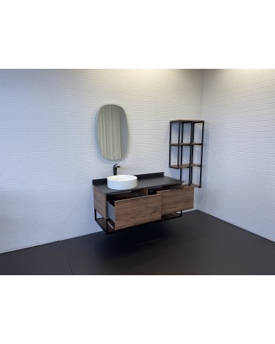 Стеллаж Comforty Порто 50 00-00000829 подвесной Дуб темно-коричневый