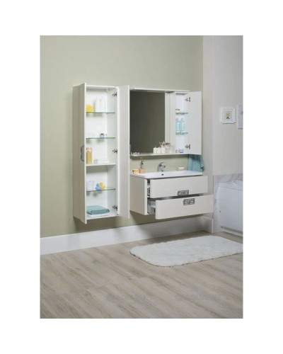 Пенал подвесной слоновая кость Aquanet Паллада 00175318