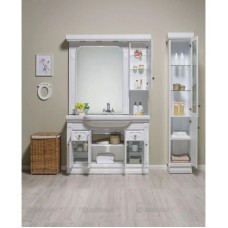 Пенал напольный белый Aquanet Фредерика 00175755