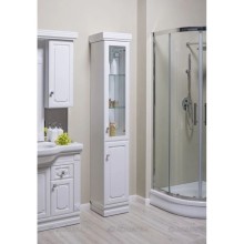 Пенал напольный белый Aquanet Фредерика 00175755