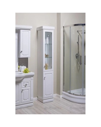 Пенал напольный белый Aquanet Фредерика 00175755