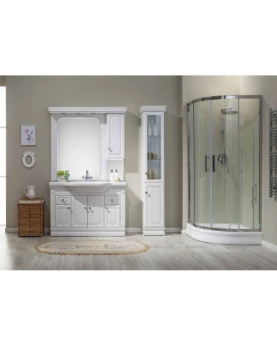 Пенал напольный белый Aquanet Фредерика 00175755