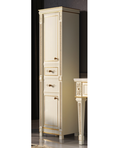 Tiffany - Пенал 50 беж. сусальное золото лев.