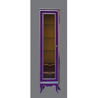 Анжелика - Пенал 40 лев. сиреневый/сусальное  серебро