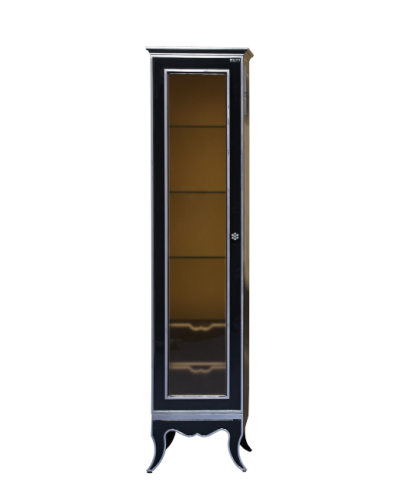 Анжелика - Пенал 40 лев. черный с серебром