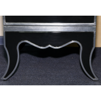 Анжелика - Пенал 40 лев. черный с серебром