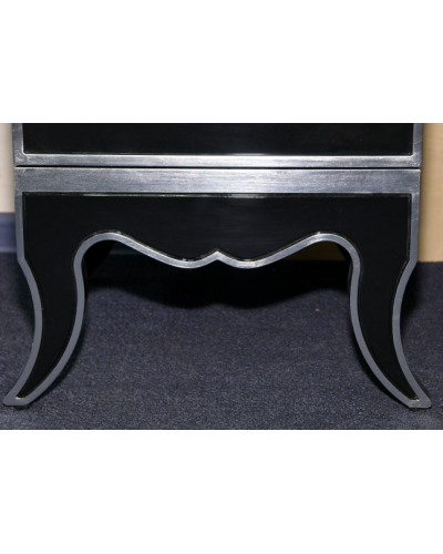 Анжелика - Пенал 40 лев. черный с серебром