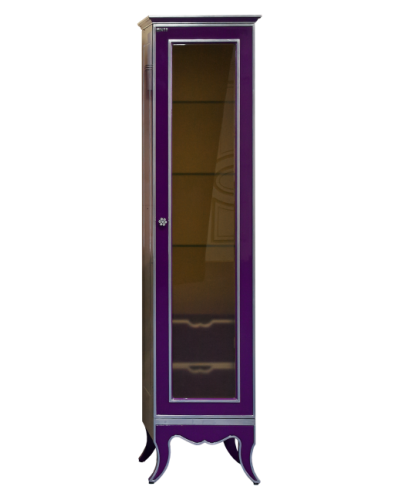 Анжелика - Пенал 40 прав. сиреневый с серебром