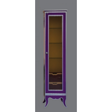 Анжелика - Пенал 40 прав. сиреневый с серебром