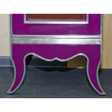 Анжелика - Пенал 40 прав. сиреневый с серебром