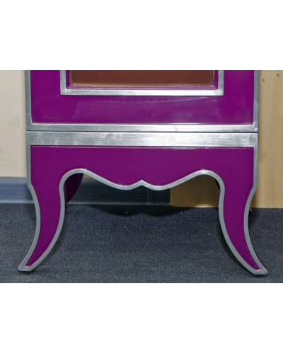 Анжелика - Пенал 40 прав. сиреневый с серебром