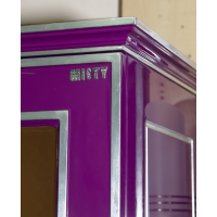 Анжелика - Пенал 40 прав. сиреневый с серебром