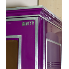 Анжелика - Пенал 40 прав. сиреневый с серебром