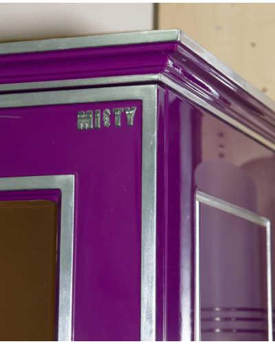 Анжелика - Пенал 40 прав. сиреневый с серебром