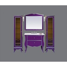 Анжелика - Пенал 40 прав. сиреневый с серебром