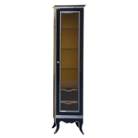 Анжелика - Пенал 40 прав. черный с серебром