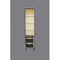 Анжелика - Пенал 40 прав. черный с серебром