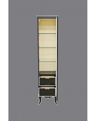 Анжелика - Пенал 40 прав. черный с серебром