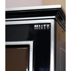 Анжелика - Пенал 40 прав. черный с серебром