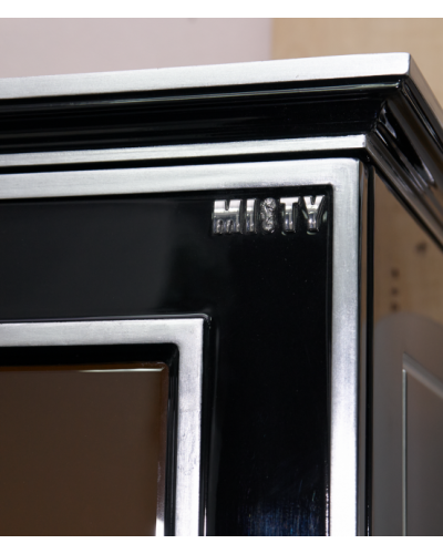 Анжелика - Пенал 40 прав. черный с серебром