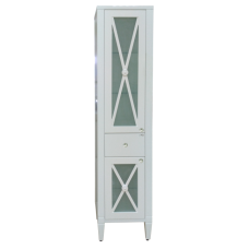 Анна - 40 Пенал 1 ящ. лев.со стеклом