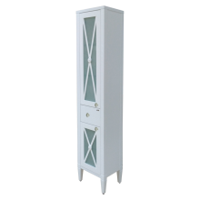 Анна - 40 Пенал 1 ящ. лев.со стеклом