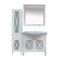 Анна - 40 Пенал 1 ящ. лев.со стеклом